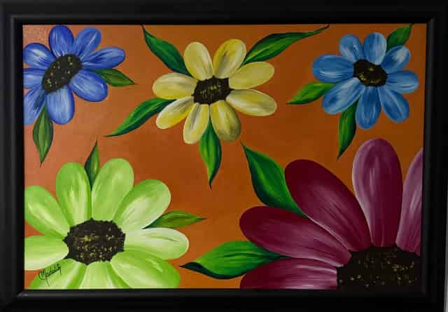 Color flowers